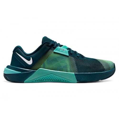Кроссы Nike Metcon 10 Midnight Turquoise Volt (W) - женская сетка размеров