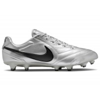Nike Tiempo Ligera Pro FG Metallic Silver Black