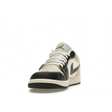 Jordan 1 Low SE Coconut Milk Black Muslin