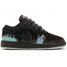 Подростковые Jordan 1 Low Halloween Fortune Fly (GS)