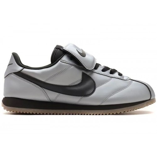 Кроссы Nike Cortez SE Tiempo Pack Metallic Cool Grey - мужская сетка размеров