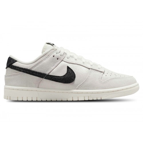 Кроссы Nike Dunk Low SE White Black Team Red (W) - женская сетка размеров