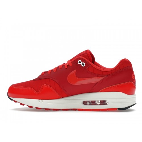 Nike Air Max 1 Gym Red Crimson - мужская сетка размеров