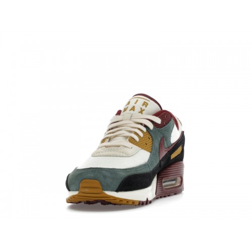 Кроссы Nike Air Max 90 Premium Coconut Milk Vintage Green - мужская сетка размеров