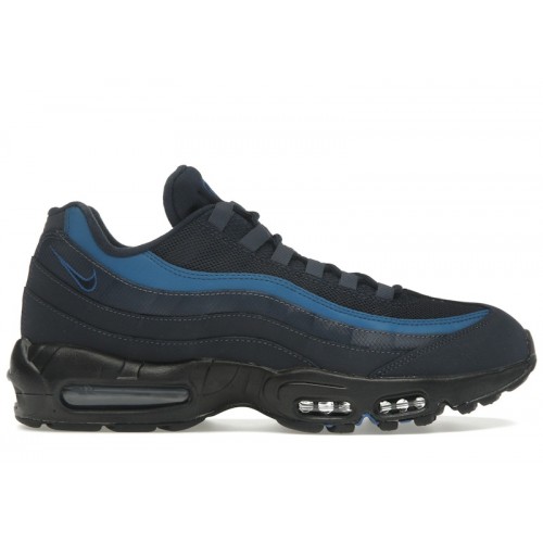 Nike Air Max 95 Thunder Blue - мужская сетка размеров