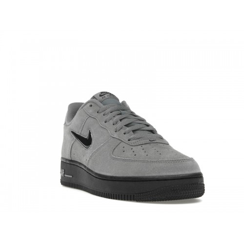 Nike Air Force 1 07 Low Jewel Cool Grey Black - мужская сетка размеров