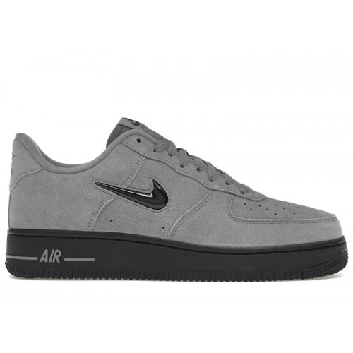 Nike Air Force 1 07 Low Jewel Cool Grey Black - мужская сетка размеров