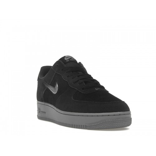 Nike Air Force 1 Low 07 Jewel Black Cool Grey - мужская сетка размеров