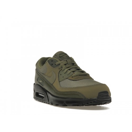 Кроссы Nike Air Max 90 Reflective Swoosh Medium Olive - мужская сетка размеров