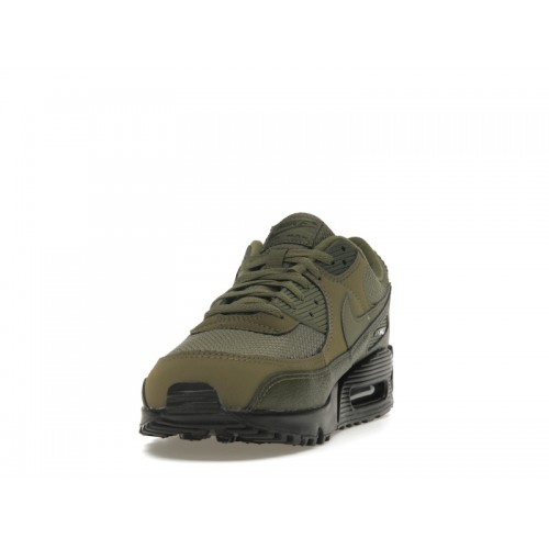 Кроссы Nike Air Max 90 Reflective Swoosh Medium Olive - мужская сетка размеров