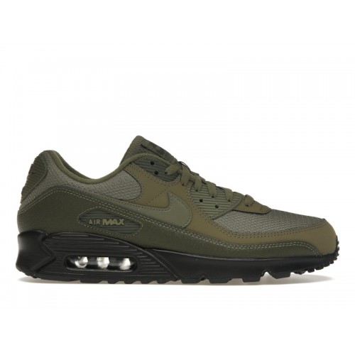 Кроссы Nike Air Max 90 Reflective Swoosh Medium Olive - мужская сетка размеров