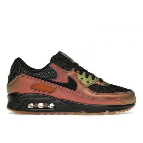 Кроссы Nike Air Max 90 Metallic Copper - мужская сетка размеров