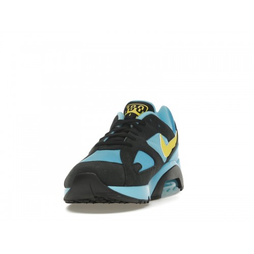 Кроссы Nike Air Max 180 Baltic Blue - мужская сетка размеров