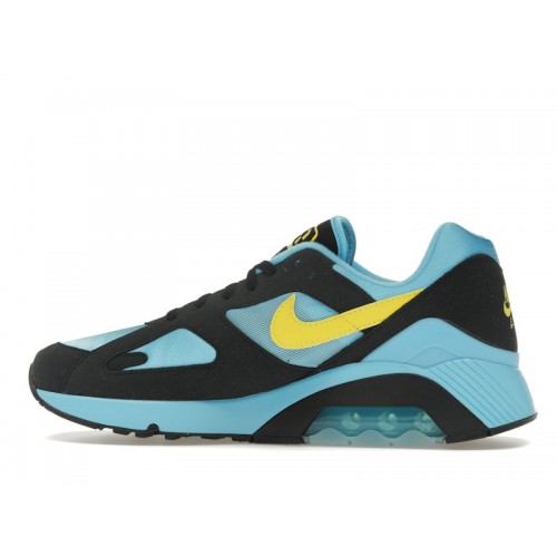 Кроссы Nike Air Max 180 Baltic Blue - мужская сетка размеров