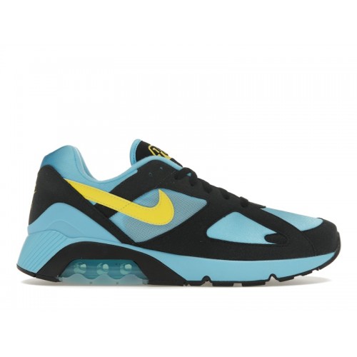 Кроссы Nike Air Max 180 Baltic Blue - мужская сетка размеров