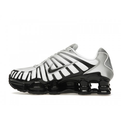 Кроссы Nike Shox TL Metallic Silver Wolf Grey (W) - женская сетка размеров