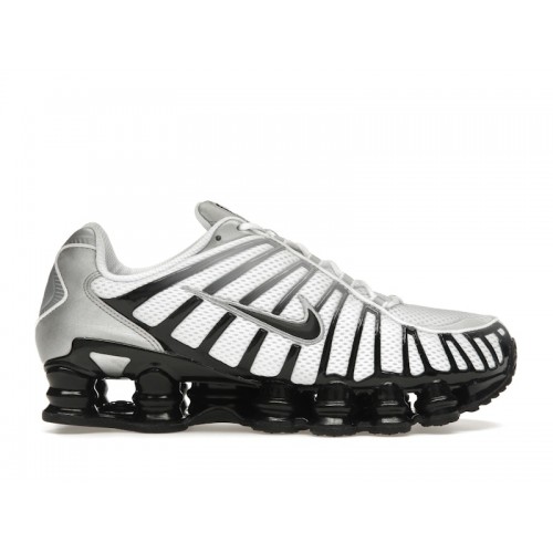 Кроссы Nike Shox TL Metallic Silver Wolf Grey (W) - женская сетка размеров