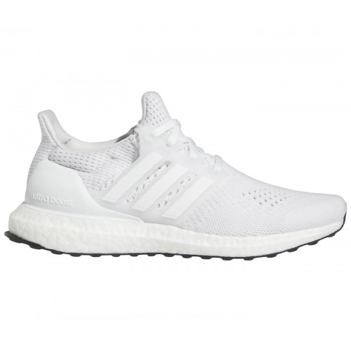 Кроссы adidas Ultra Boost 1.0 DNA Triple White (W) - женская сетка размеров