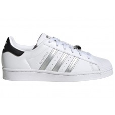 Женские adidas Superstar Cloud White Silver Metallic Core Black (W)