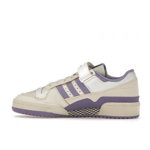 Кроссы adidas Forum 84 Low Off White Lilac (W) - женская сетка размеров