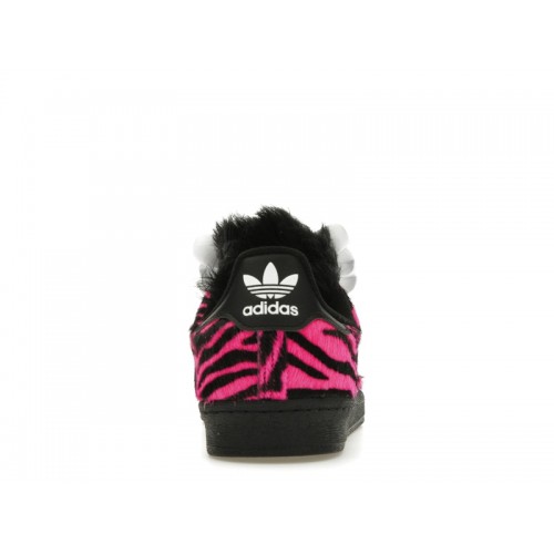 Jeremy Scott x adidas Campus 80s Bones - Pink Zebra - мужская сетка размеров