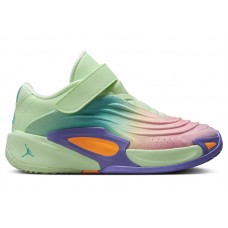 Детские Jordan 3 Retro Luka Vapor Green Cone Psychic Purple Hyper Jade (PS)