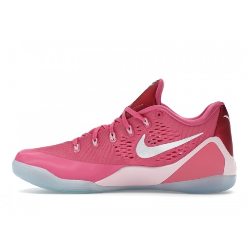 Nike Kobe 9 EM Low Protro Kay Yow Think Pink - мужская сетка размеров Nike Kobe 9 EM Low Protro Kay Yow Think Pink - мужская сетка размеров