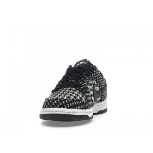 Harris Tweed x Nike Wmns Dunk Low Black Phantom - женская сетка размеров