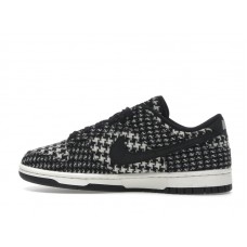 Женские Nike Dunk Low Harris Tweed White Black Multi (W)