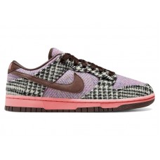Женские кроссовки Nike Dunk Low Harris Tweed Purple Pink (W)