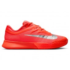 Женские кроссовки Nike Court Air Zoom Vapor Pro 3 Premium Clay Bright Crimson Metallic Silver (W)