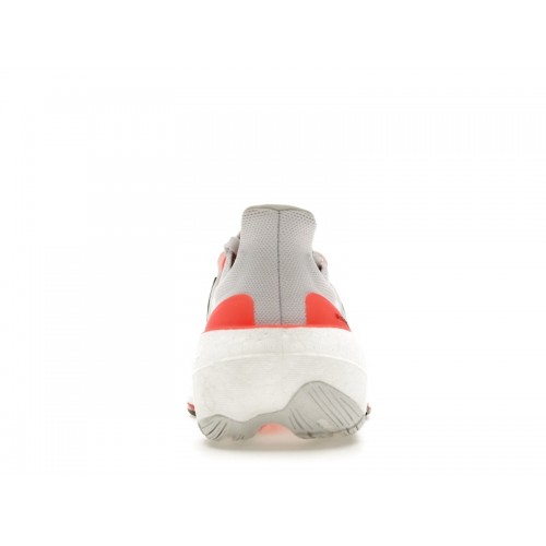 adidas Ultra Boost Light White Black Solar Red (W) - женская сетка размеров