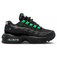 Детские кроссовки Nike Air Max 95 Recraft Black Pearl Grey Green Shock (PS)