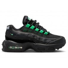Детские кроссовки Nike Air Max 95 Recraft Black Pearl Grey Green Shock (PS)