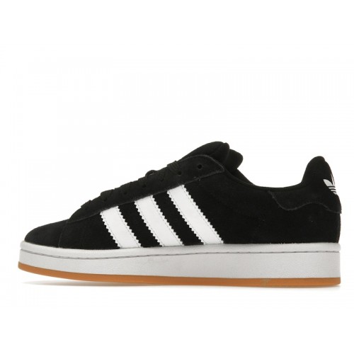 Кроссы adidas Campus 00s Black White Gum (Kids) - детская сетка размеров