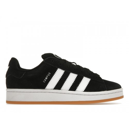 Кроссы adidas Campus 00s Black White Gum (Kids) - детская сетка размеров