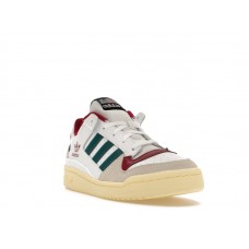 adidas Forum Low White Teal Burgundy