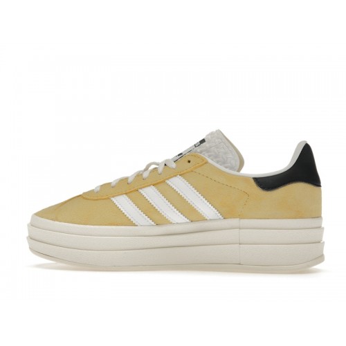 Кроссы adidas Gazelle Bold Almost Yellow (W) - женская сетка размеров