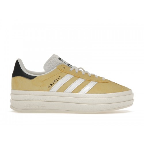 Кроссы adidas Gazelle Bold Almost Yellow (W) - женская сетка размеров