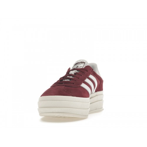 Кроссы adidas Gazelle Bold Shadow Red (W) - женская сетка размеров