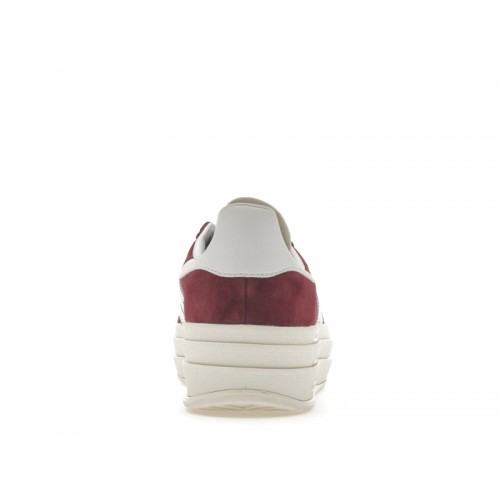 Кроссы adidas Gazelle Bold Shadow Red (W) - женская сетка размеров