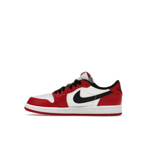 Air Jordan 1 Retro Low OG PS Chicago 2025 - детская сетка размеров Air Jordan 1 Retro Low OG PS Chicago 2025 - детская сетка размеров