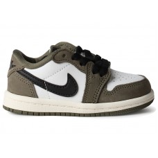 Малышам Jordan 1 Retro Low OG Medium Olive (TD)