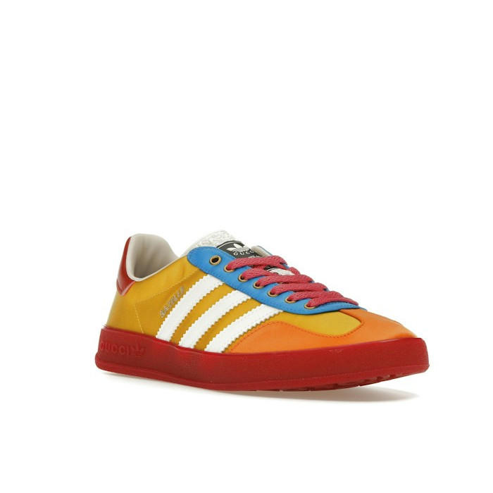 adidas x Gucci Gazelle Yellow White Red (W) - женская сетка размеров adidas x Gucci Gazelle Yellow White Red (W) - женская сетка размеров