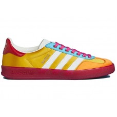 Женские кроссовки adidas x Gucci Gazelle Yellow White Red (W)