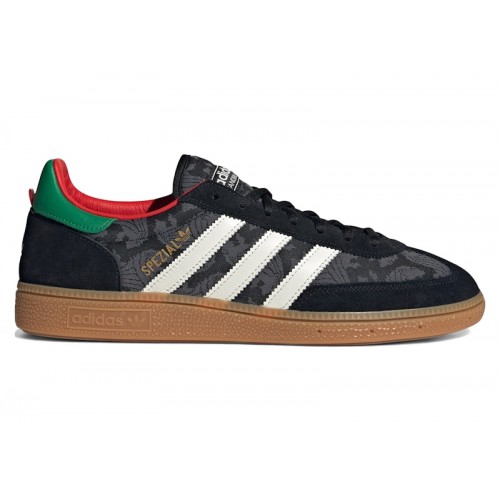 adidas Handball Spezial Black Core White Green - мужская сетка размеров