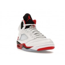 Jordan 5 Retro Fire Red Black Tongue (2025)