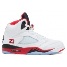 Кроссовки Jordan 5 Retro Fire Red Black Tongue (2025)