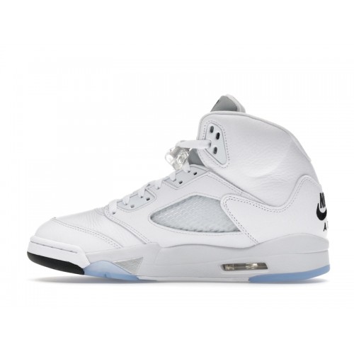 Jordan 5 Retro White Metallic (2026) - мужская сетка размеров