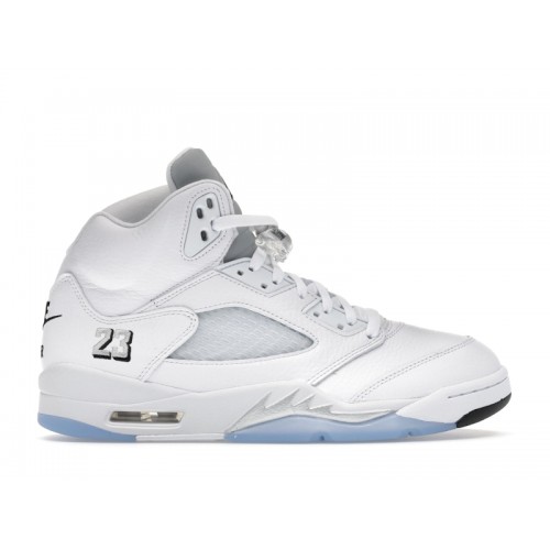 Jordan 5 Retro White Metallic (2026) - мужская сетка размеров